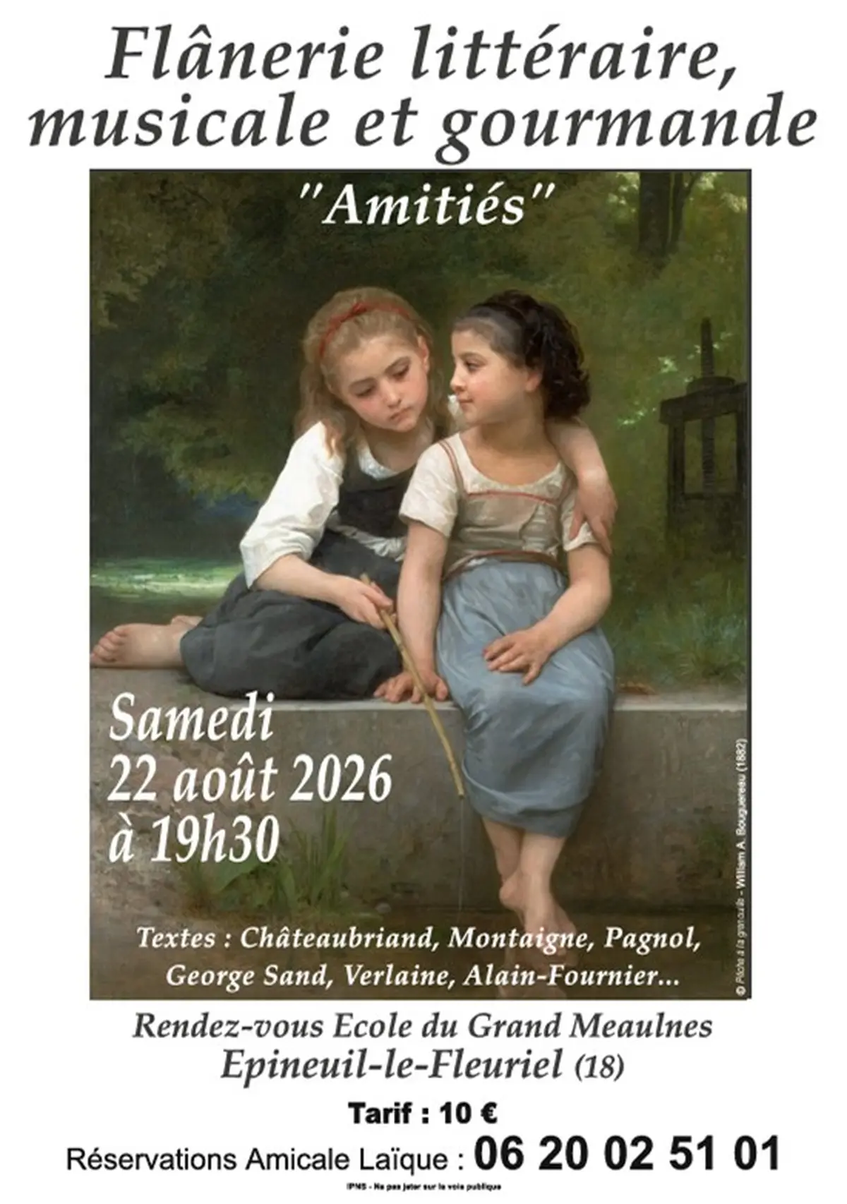 Flânerie Littéraire, musicale et gourmande