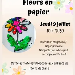Fleurs en papiers