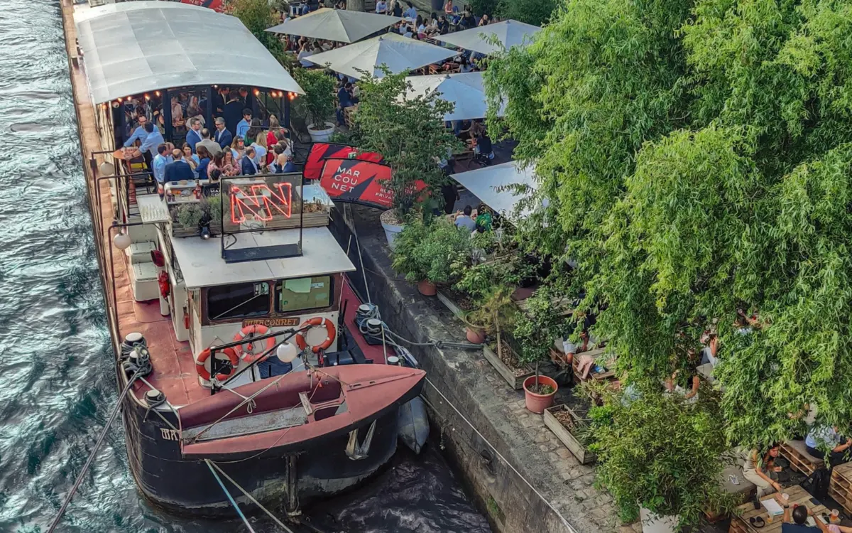 Péniche Marcounet en journée