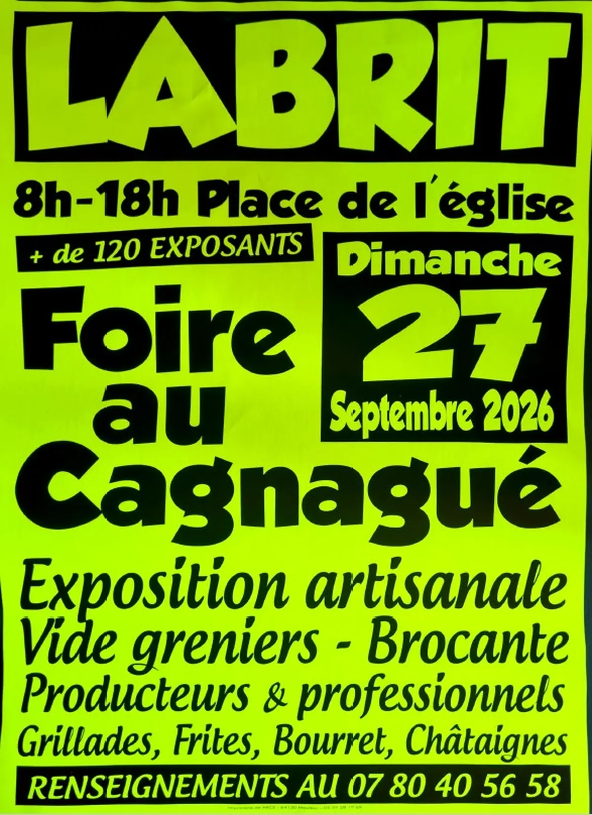 Foire au cagnagué