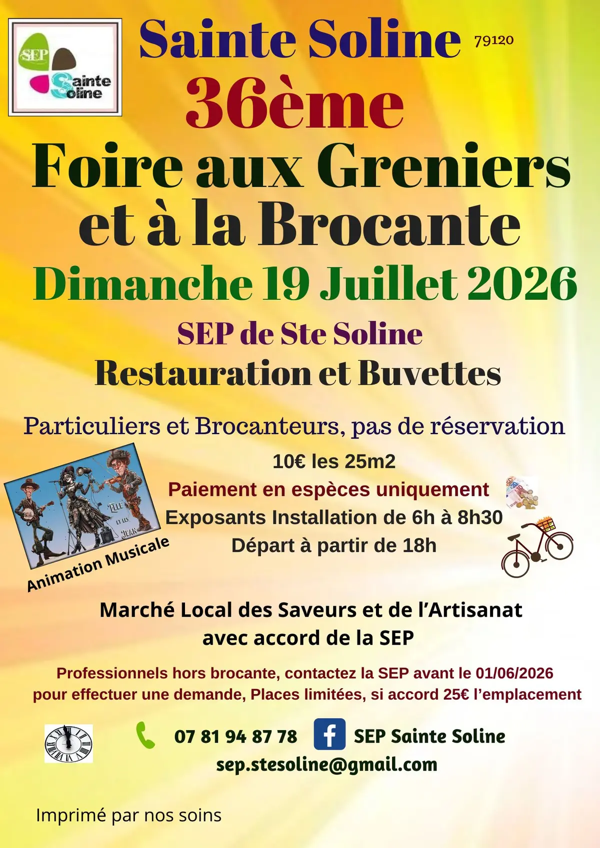 Foire aux greniers et à la brocante