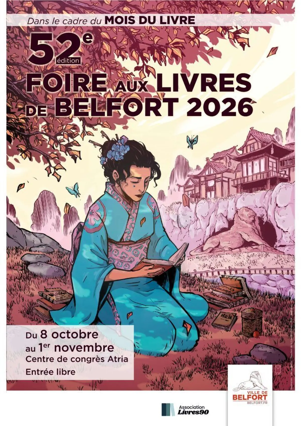 Foire aux Livres de Belfort 2026 : des dizaines d'auteurs annoncés pour le grand salon d'octobre