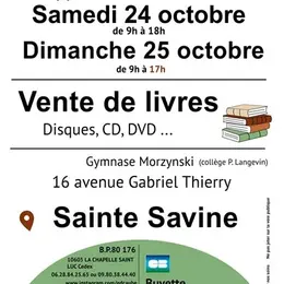 Foire aux livres de l’École du Chat de l’Aube