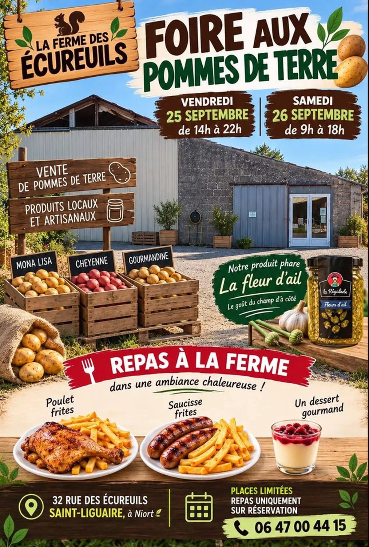 Foire aux pommes de terre de La Règalade à Niort