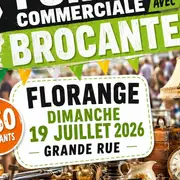 Foire commerciale avec Brocante