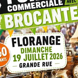 Foire commerciale avec Brocante