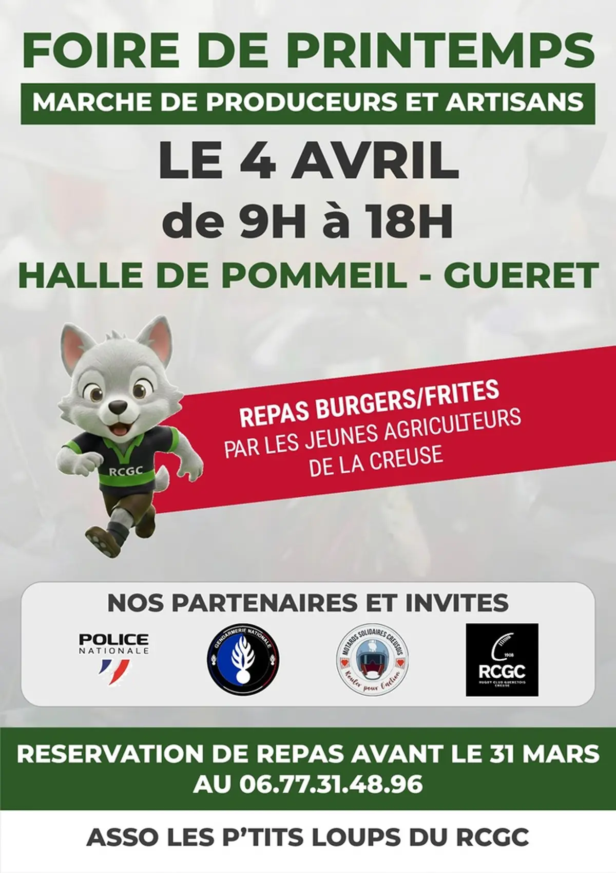 Foire de printemps, marché de producteurs et artisans