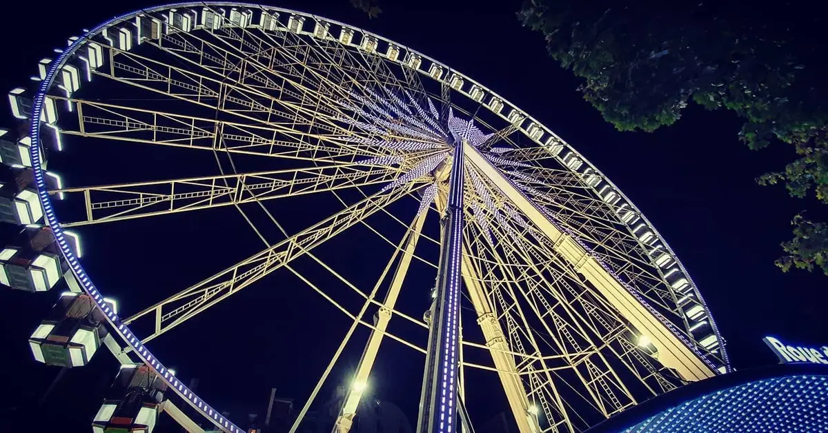 La grande roue de la Foire du Trône 