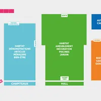 Le plan de la Foire expo de Nîmes  DR