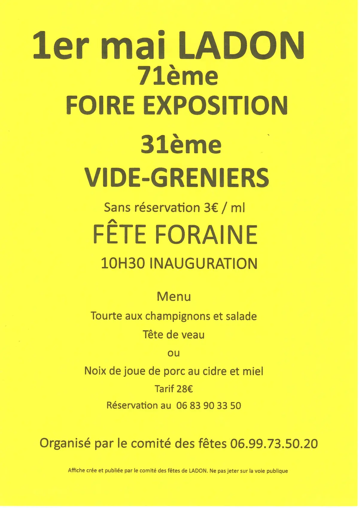 Foire Expo, Vide-Greniers & fête foraine