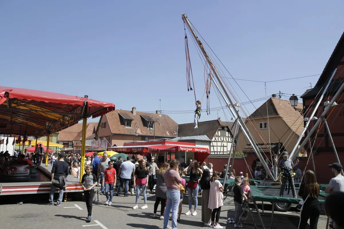Foire foraine bat son plein &agrave; Molsheim