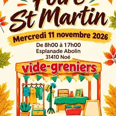 Foire St Martin - Vide Grenier