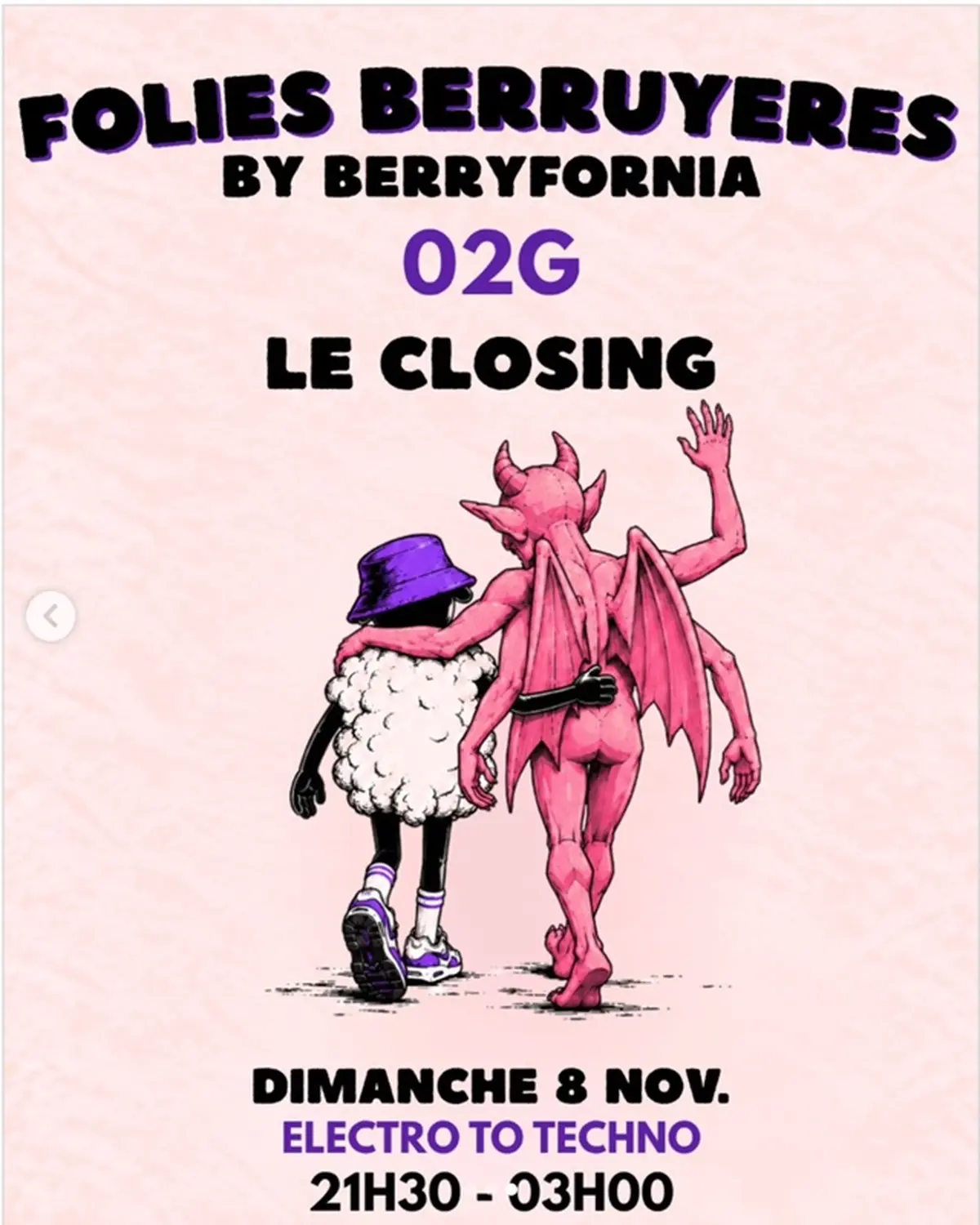 FOLIES BERRUYÈRES : Concerts à l' O2G Le Closing