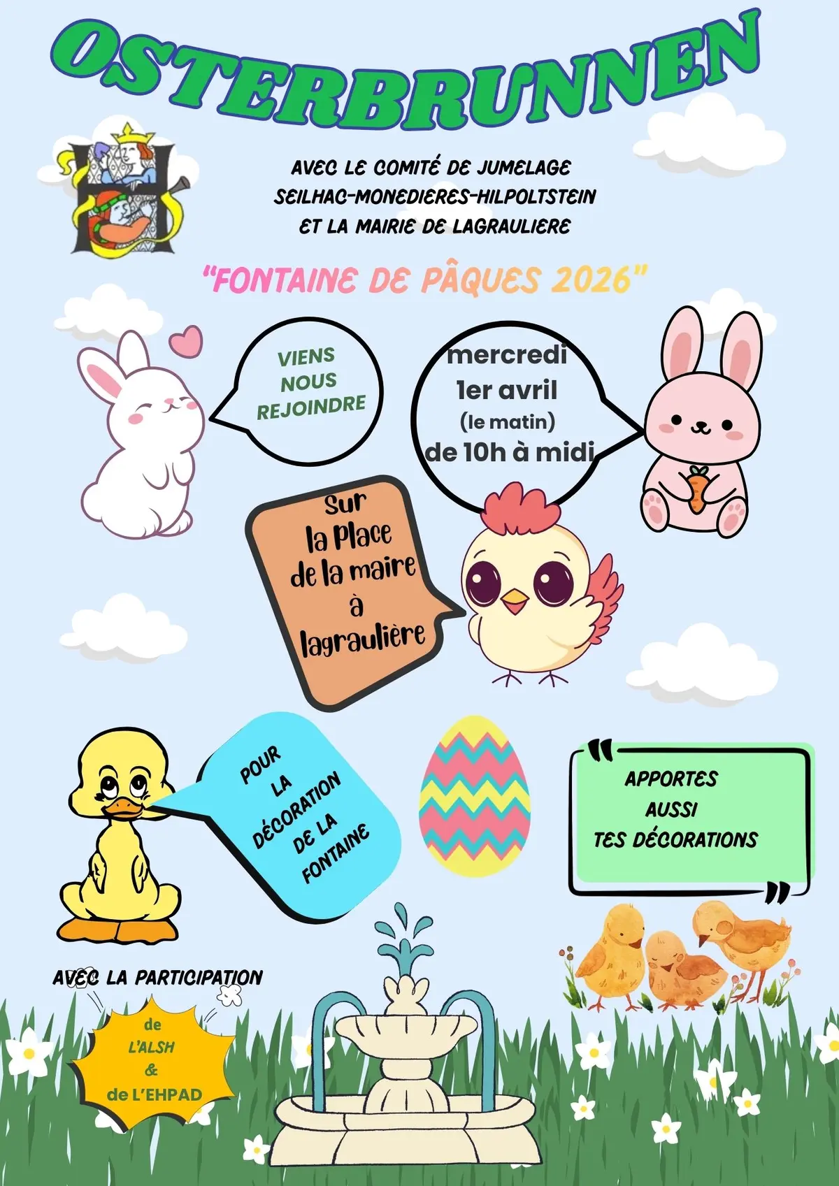 Fontaine de pâques 2026