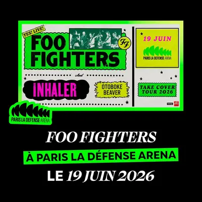 Les Foo Fighters annoncent une date à Paris en 2026