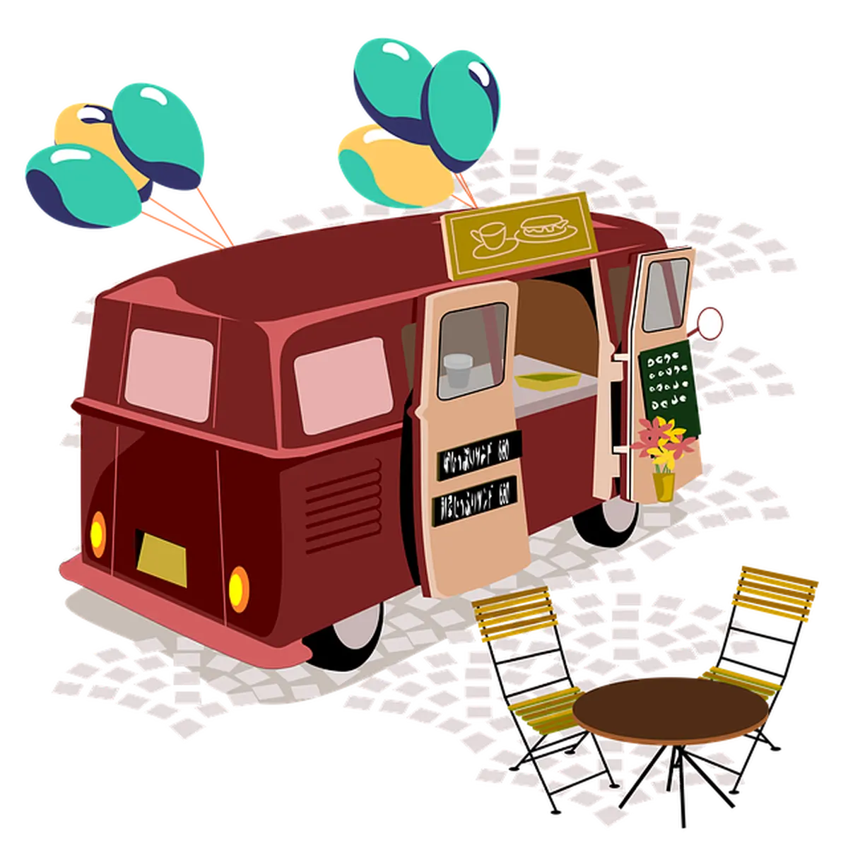 Food truck Party 4, vide-grenier