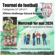 Foot : 39ème tournoi Gérard Noguès
