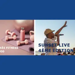 Football, fitness et sunset live