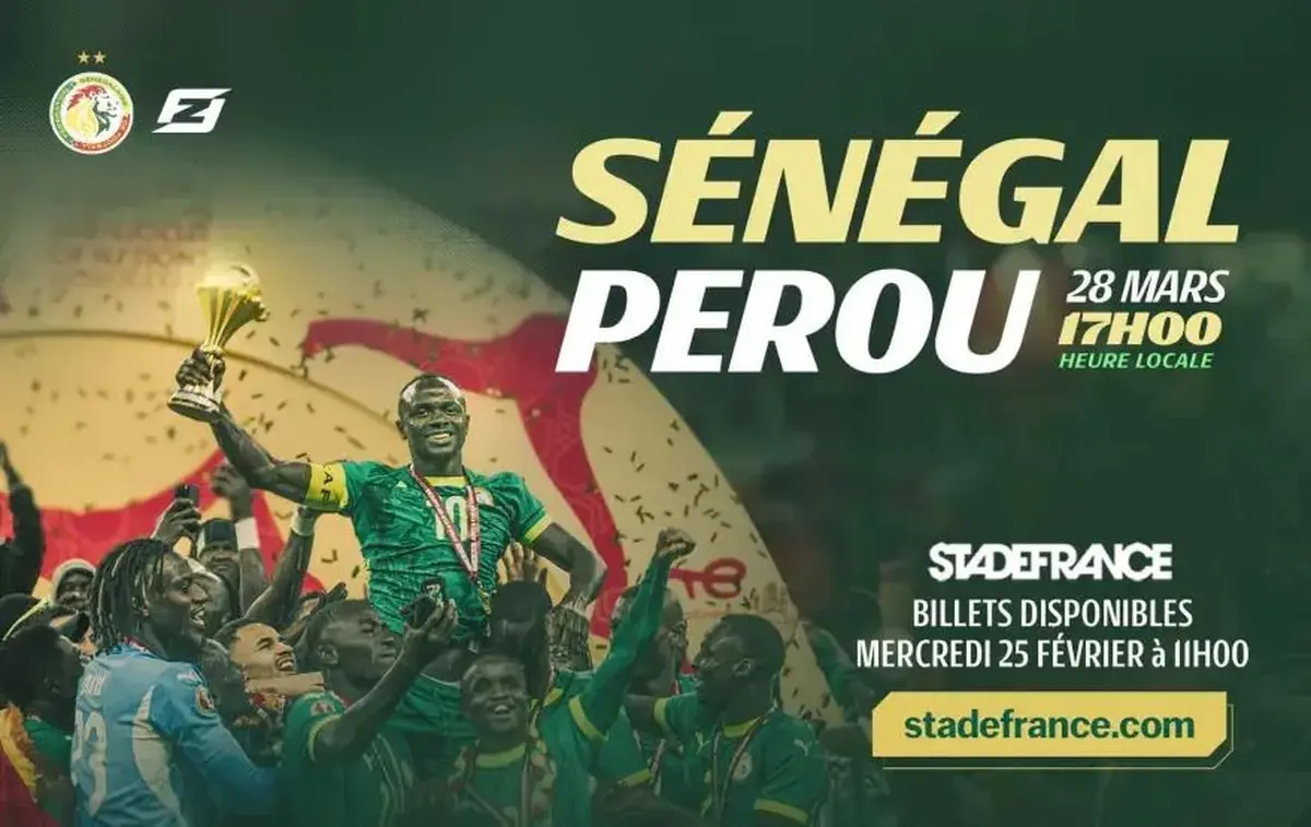 Foot au Stade de France : Sénégal / Pérou