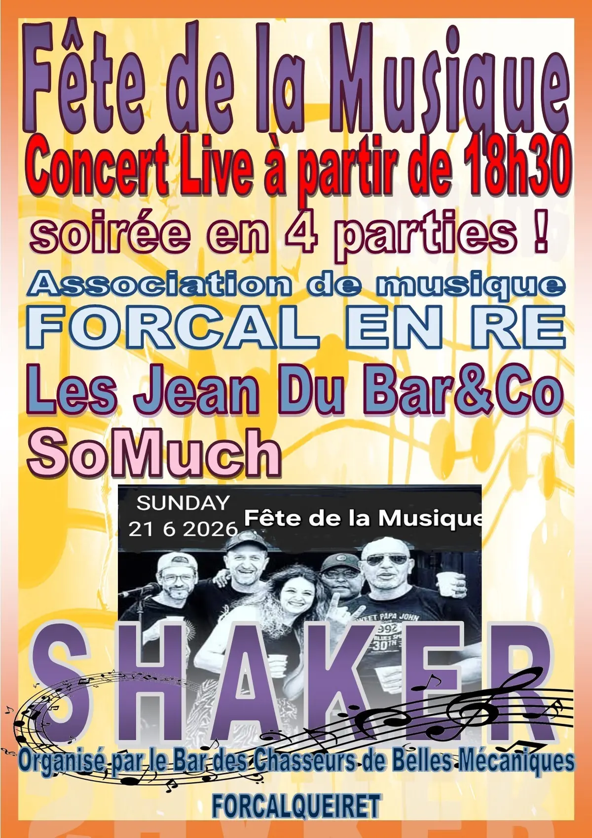 Forcal en Ré and Shaker SoMuch du Bar