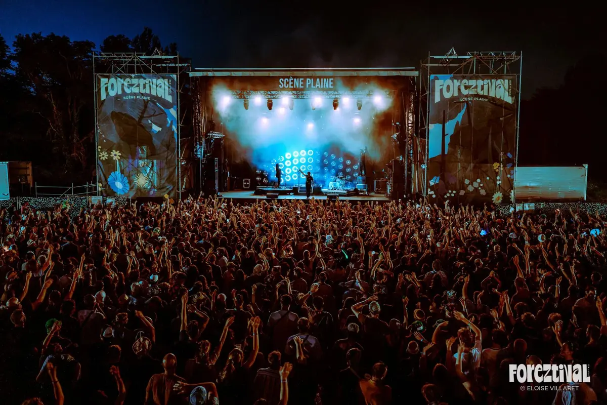 Foreztival - Foule devant la Scène plaine