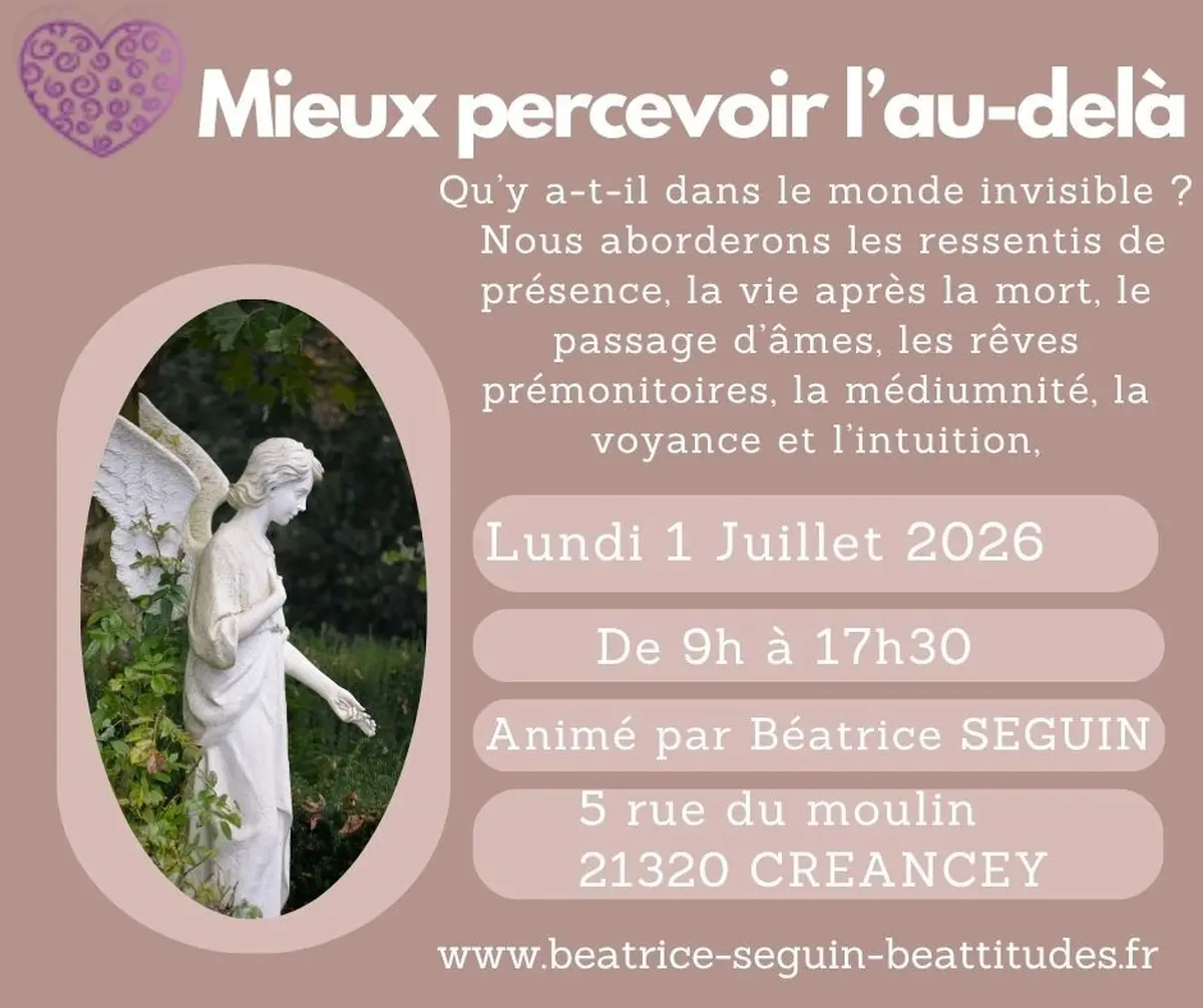 Formation mieux percevoir l'au-delà- Créancey