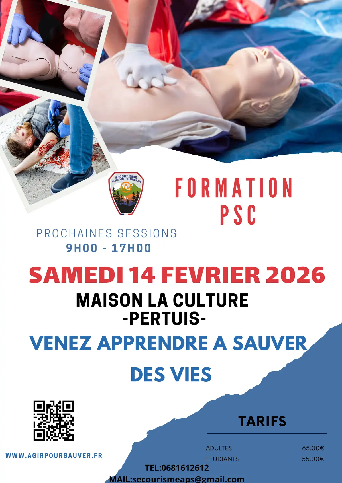 Formation secourisme PSC
