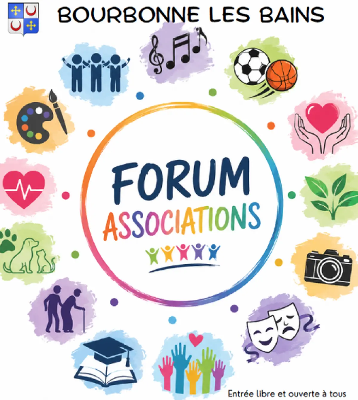 Forum des assocations de Bourbonne-les-Bains.