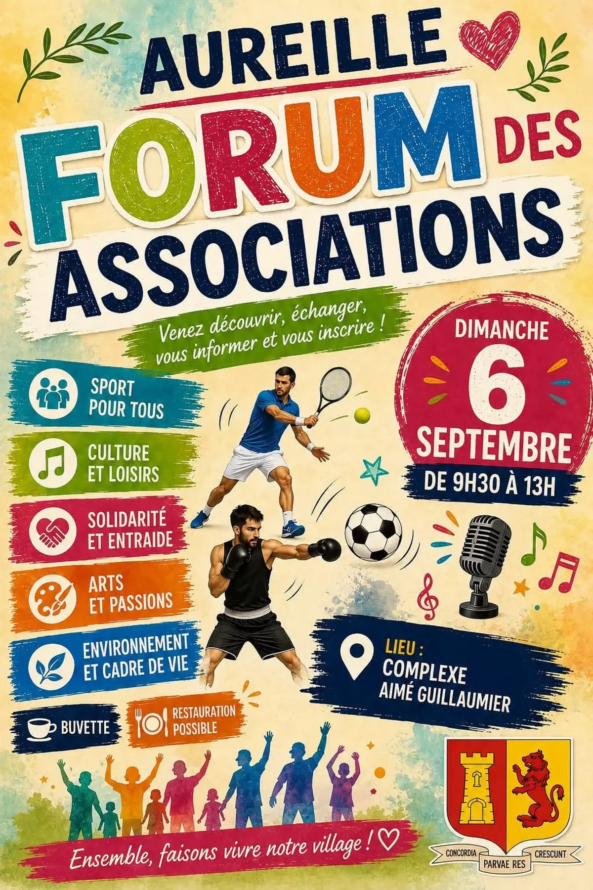 Forum des associations à Aureille