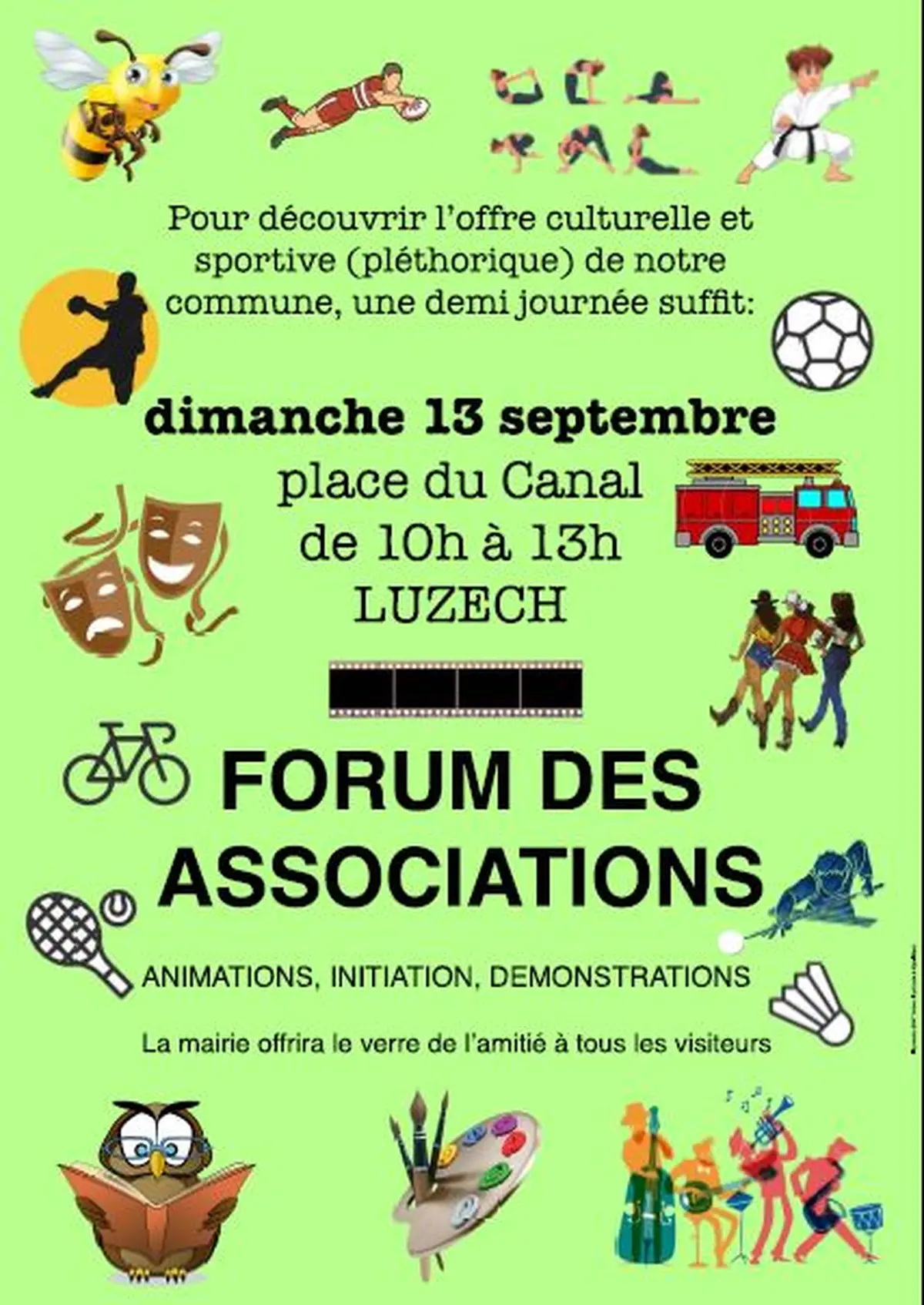 Forum des associations à Luzech