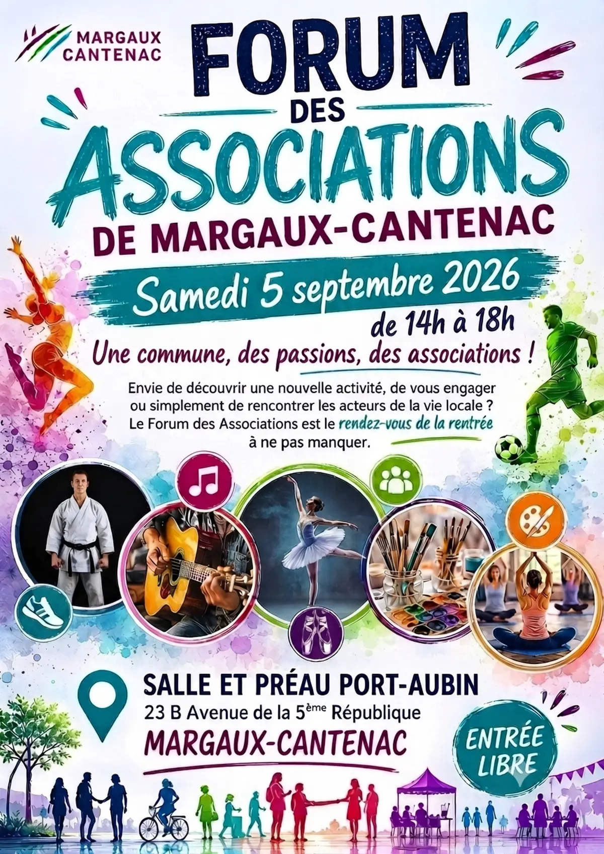 Forum des associations à Margaux-Cantenac