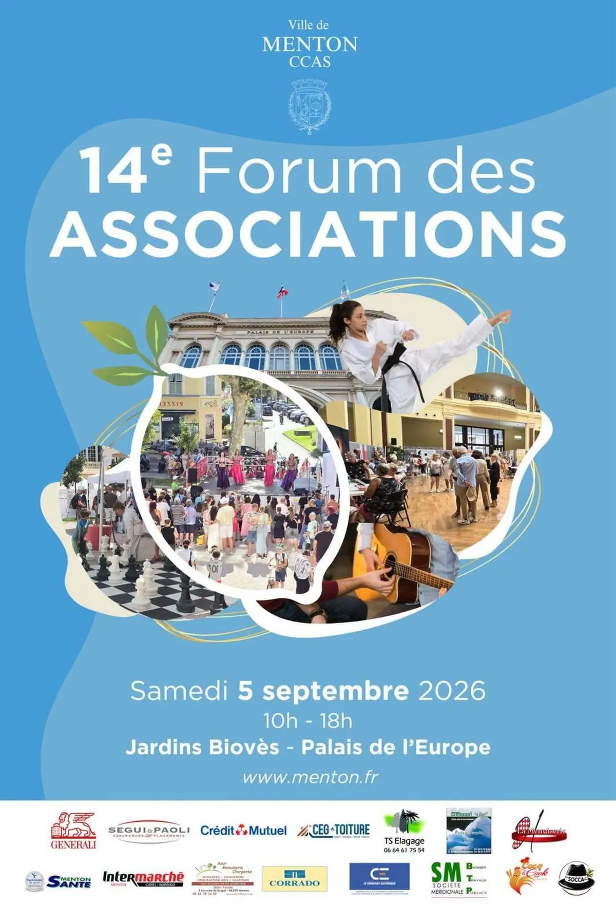 Forum des associations au Palais de l'Europe de Menton