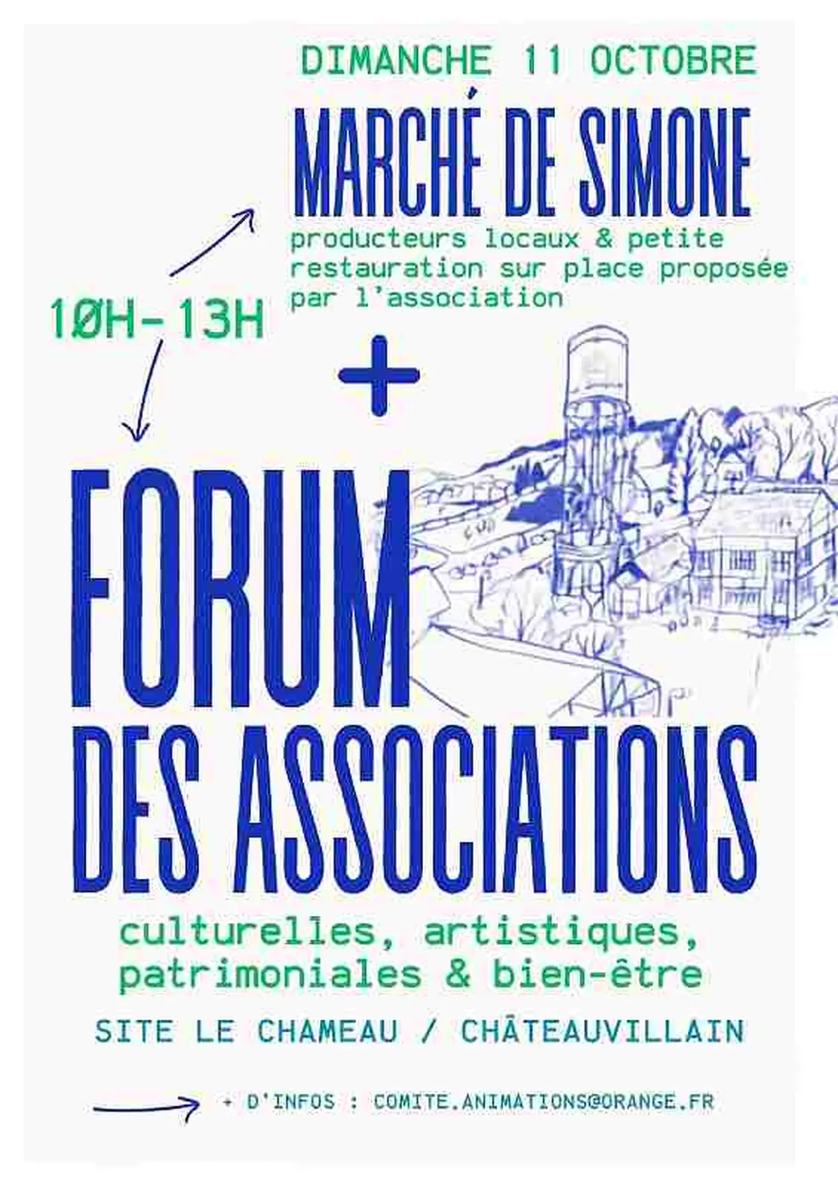 Forum des associations et marché de Simone