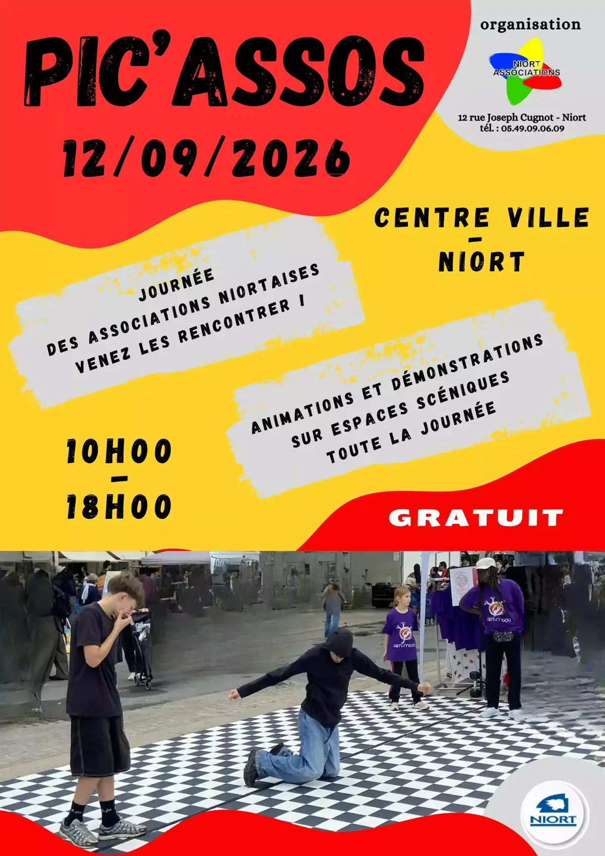Forum des associations Pic’Assos à Niort
