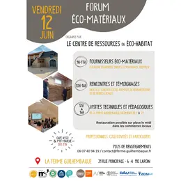 Forum des éco-matériaux
