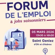 Forum des emplois saisonniers à St Geniez d'Olt