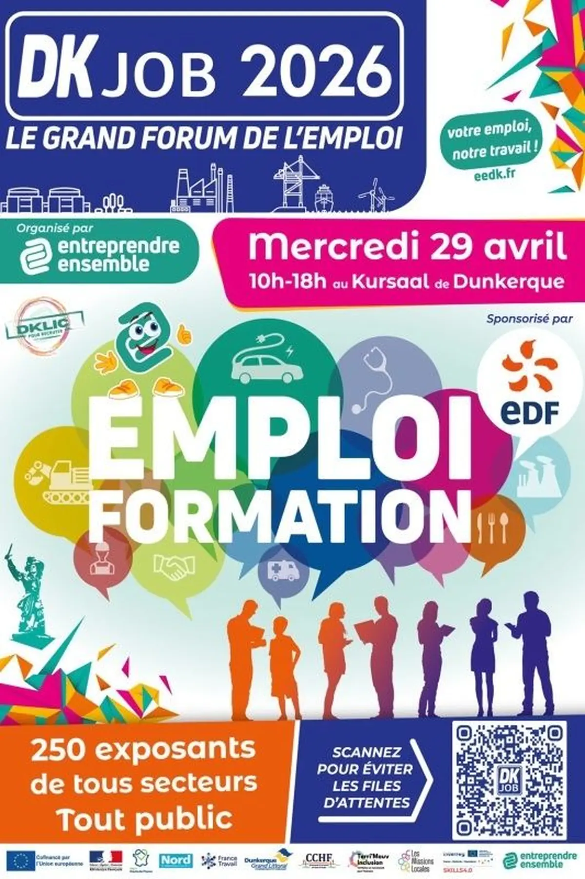 Forum DK Job 2026 : emploi et formation à Dunkerque