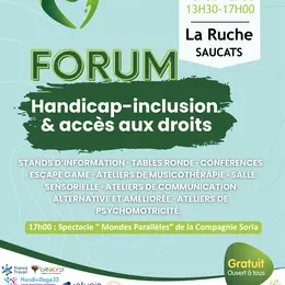 Forum inclusion, handicap et accès aux droits