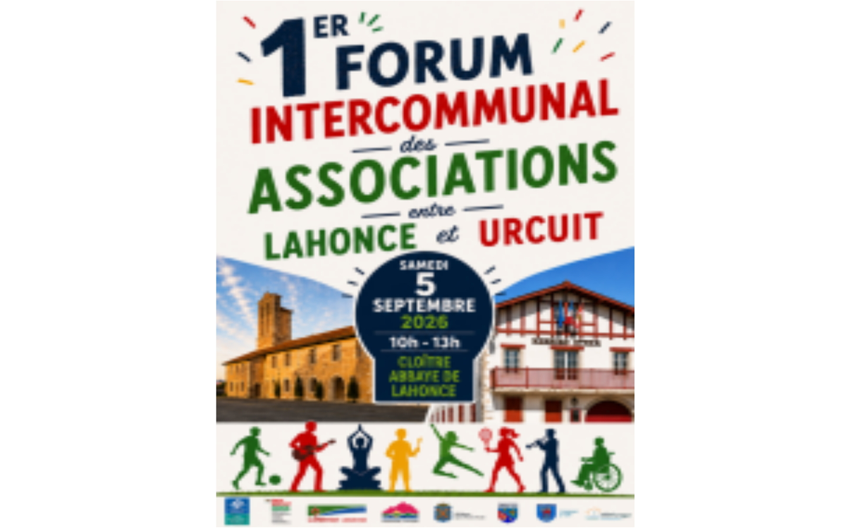 Forum intercommunal des associations 2026 Lahonce-Urcuit