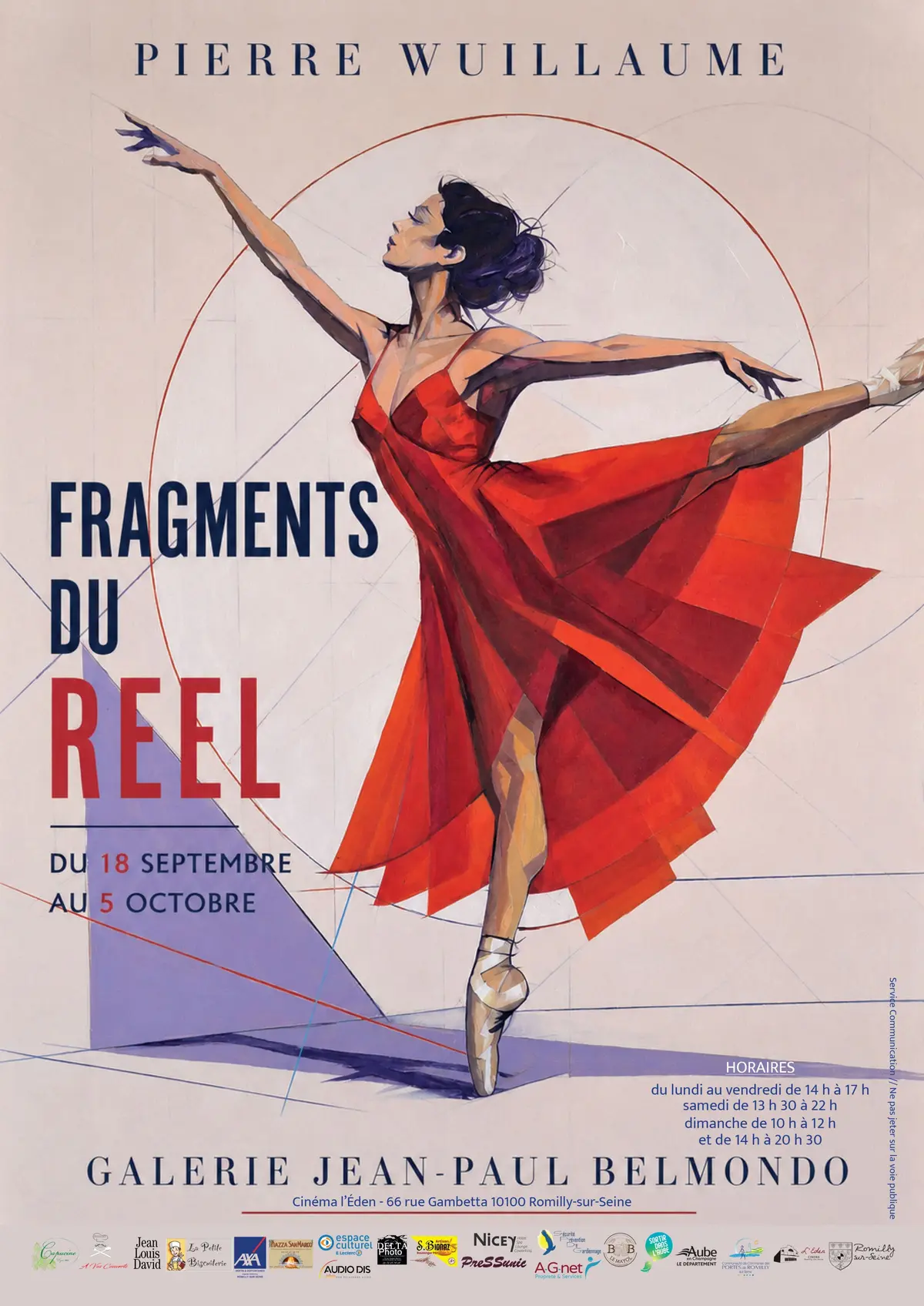 'Fragments du Réel' - par Pierre Willaume à la Galerie Jean-Paul Belmondo du Cinema Eden de Romilly-sur-Seine
