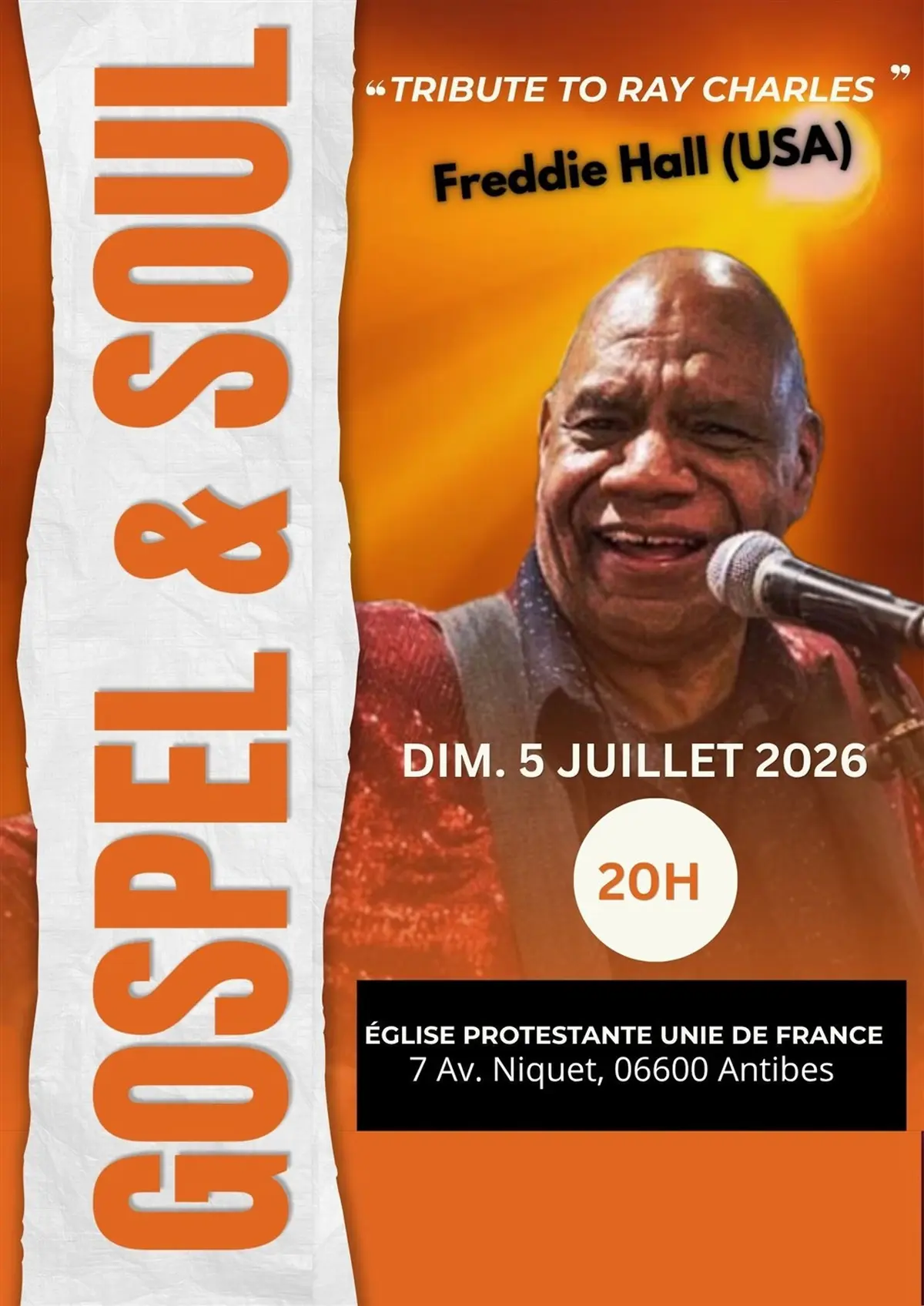 Freddie Hall : Hommage à Ray Charles