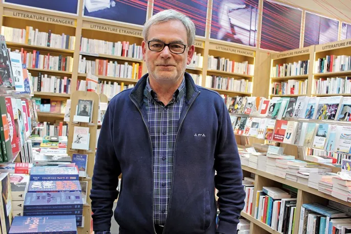 Frédéric Versolato a ouvert la librairie 47° Nord à Mulhouse en 2012
