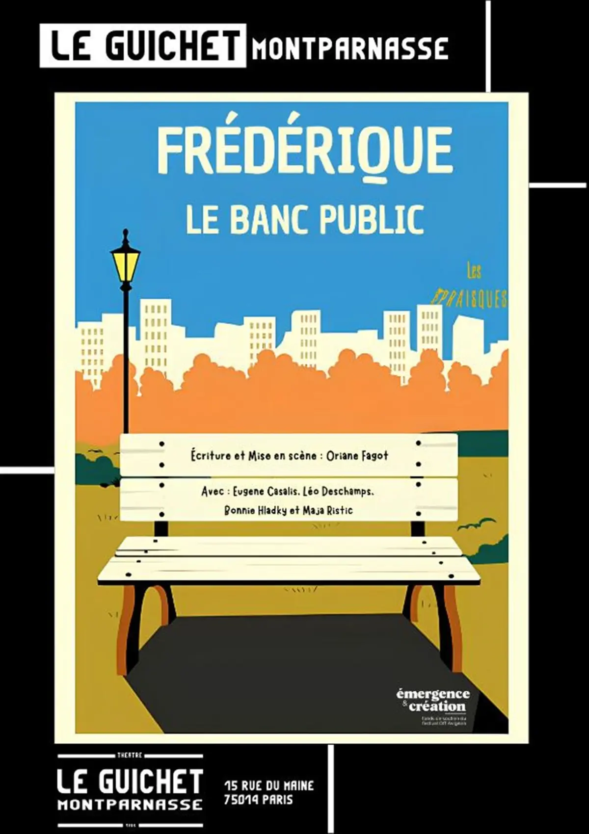 Frédérique, le banc public