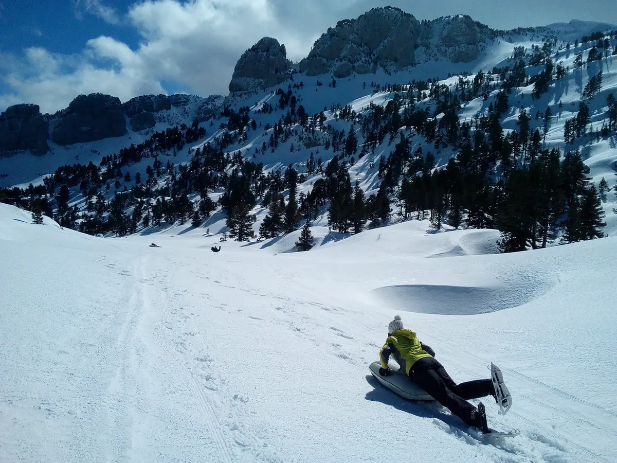Freeride Airboard à la Pierre Saint-Martin