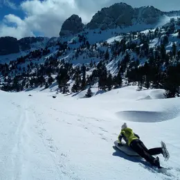 Freeride Airboard à la Pierre Saint-Martin
