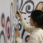 Fresque à colorier