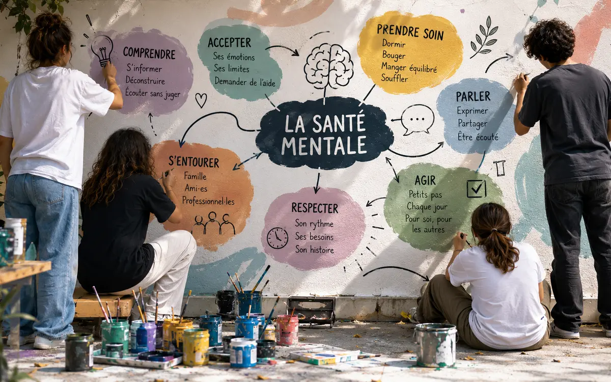 fresque santé mentale