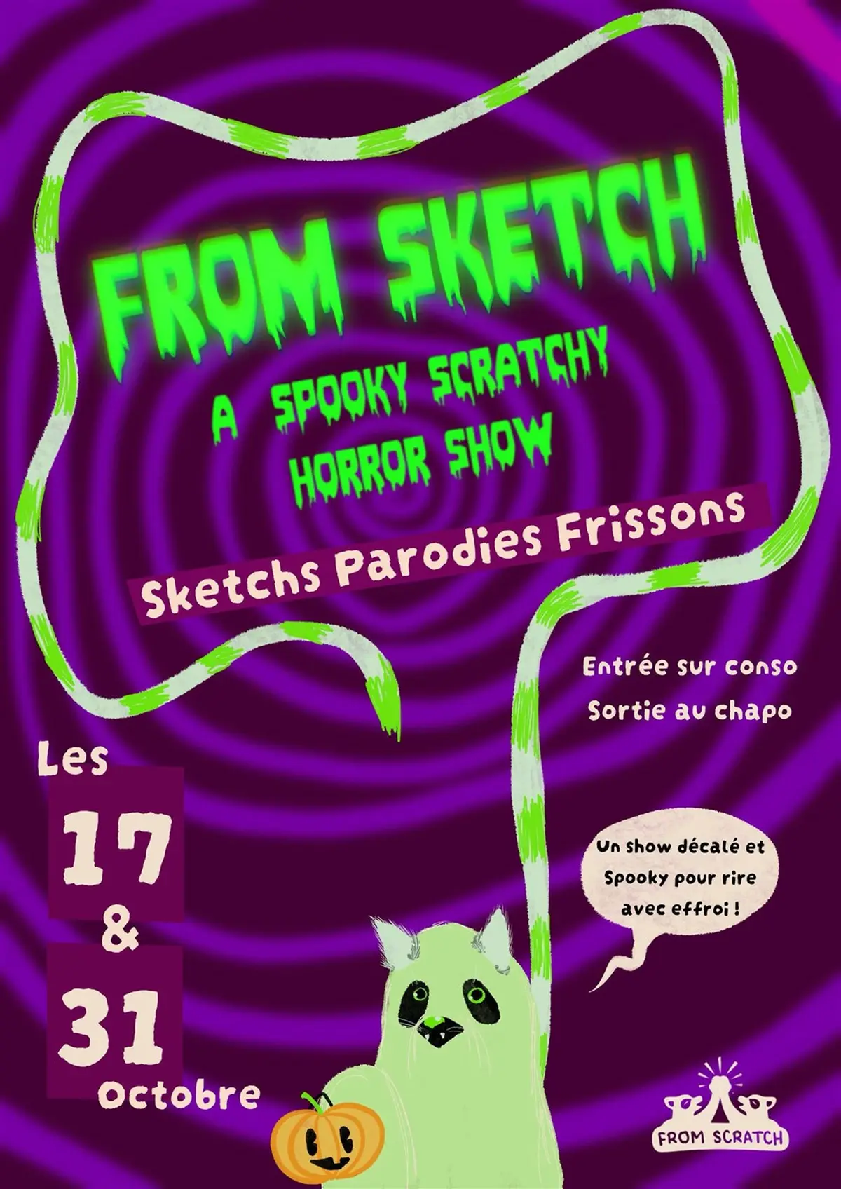 From Sketch, a spooky scratchy horror show