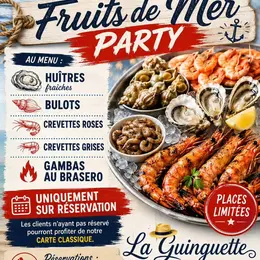 Fruits de Mer Party à la Guinguette du Coussoulat