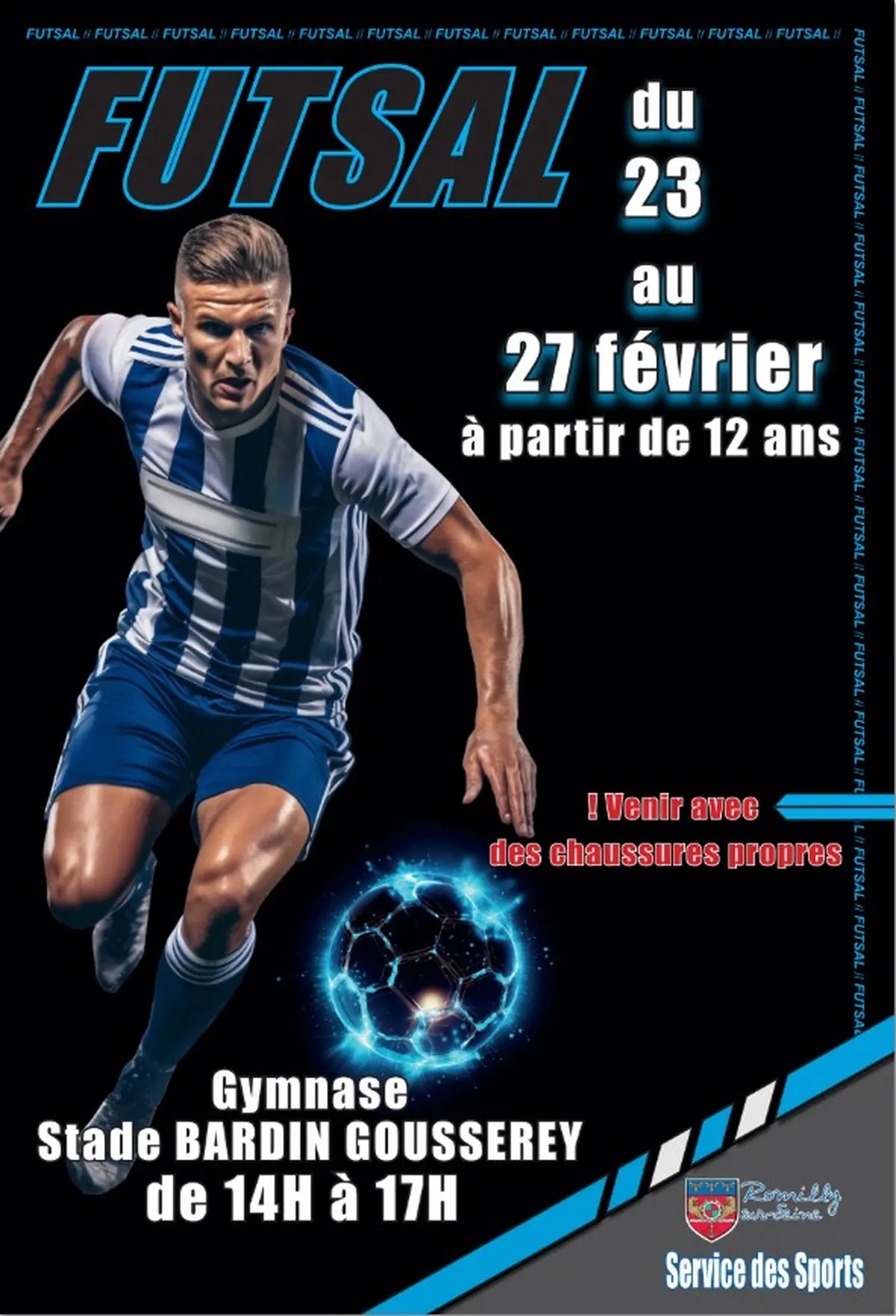 Futsal, au Stade Bardin Gousseray de Romilly-sur-Seine